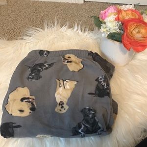 EUC Fleece dog pajama pants